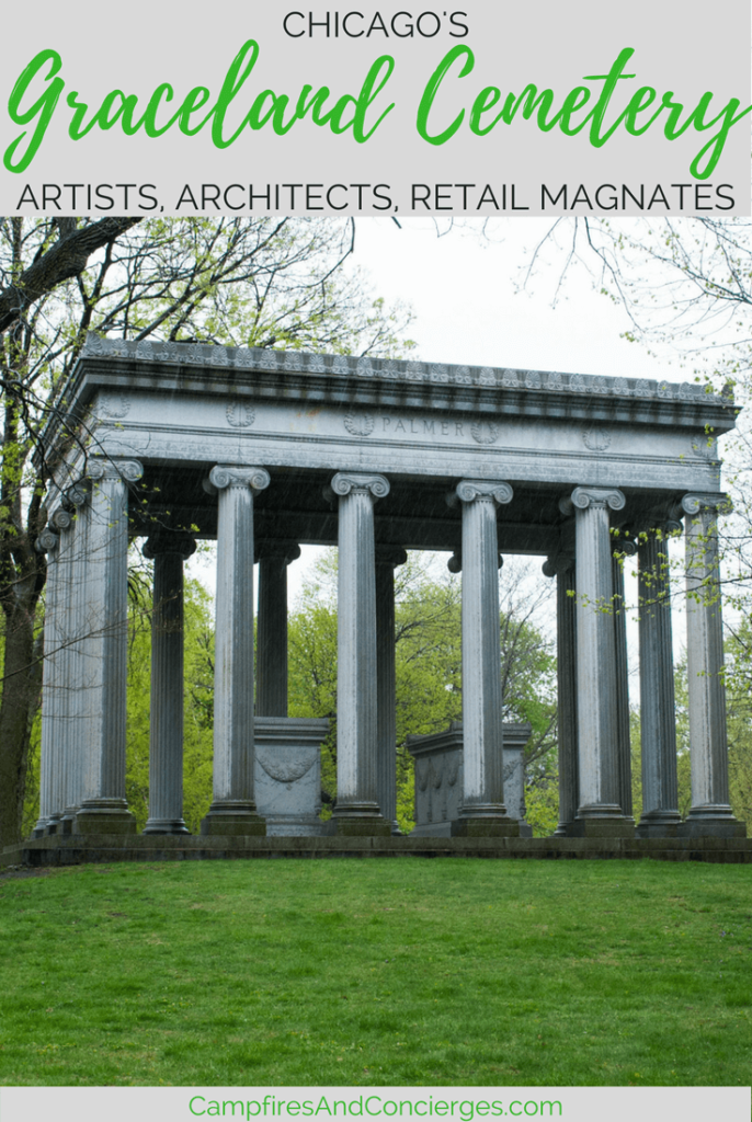 Palmer Grave at Graceland Cemetery Chicago