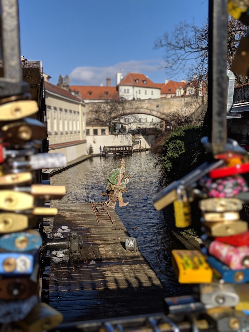 Troll sculpture in Prague